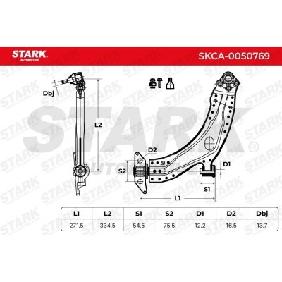 Control Arm Stark SKCA-0050769 SKCA-0050769 - photo 6