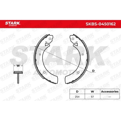 Brake Pads Set Stark SKBS-0450162 SKBS-0450162 - photo 6