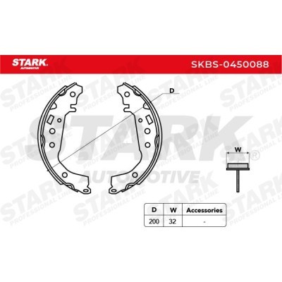 Brake Pads Set Stark SKBS-0450088 SKBS-0450088 - photo 5
