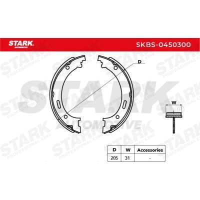 Brake Pads Set Stark SKBS-0450300 SKBS-0450300 - photo 5