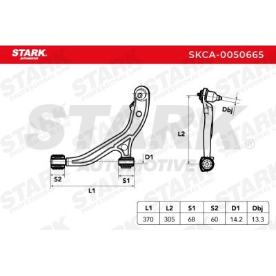Control Arm Stark SKCA-0050665 SKCA-0050665 - photo 2
