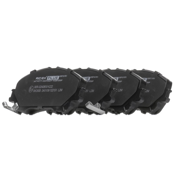 Brake Pads Set RIDEX 402B1050P 402B1050P - photo 1