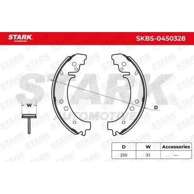 Brake Pads Set Stark SKBS-0450328 SKBS-0450328 - photo 5