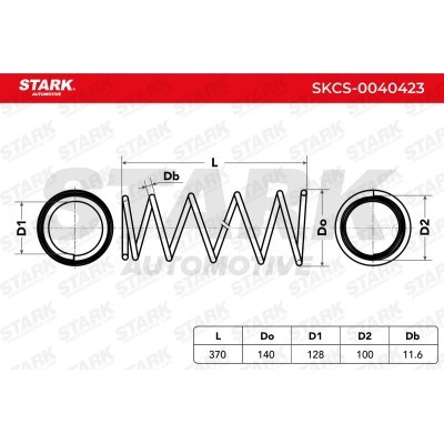 Suspension Spring Stark SKCS-0040423 SKCS-0040423 - photo 5
