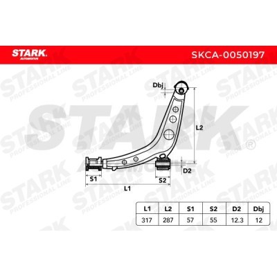 Control Arm Stark SKCA-0050197 SKCA-0050197 - photo 4