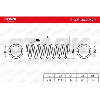Suspension Spring Stark SKCS-0040379 SKCS-0040379 - photo 4