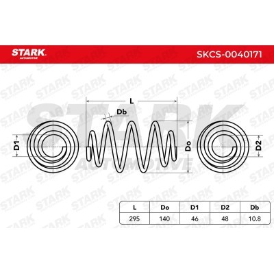 Suspension Spring Stark SKCS-0040171 SKCS-0040171 - photo 6