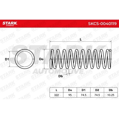 Suspension Spring Stark SKCS-0040119 SKCS-0040119 - photo 5