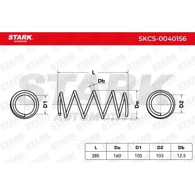Suspension Spring Stark SKCS-0040156 SKCS-0040156 - photo 6