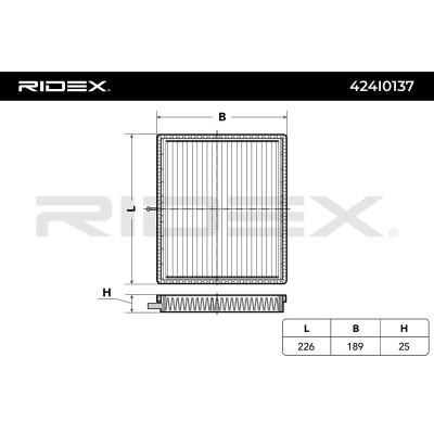 Cabin Air Filter RIDEX 424I0137 424I0137 - photo 3