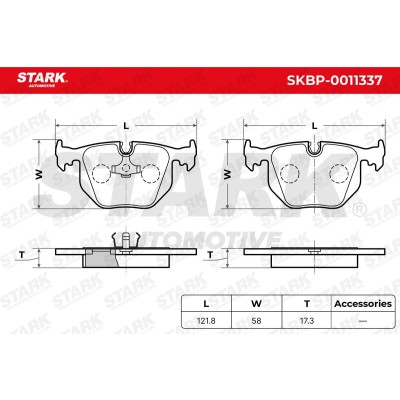 Brake Pads Set Stark SKBP-0011337 SKBP-0011337 - photo 5