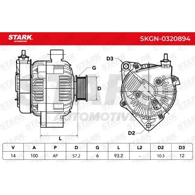 Alternator Stark SKGN-0320894 SKGN-0320894 - photo 7