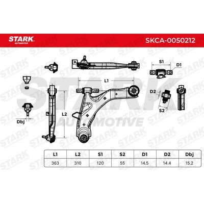 Control Arm Stark SKCA-0050212 SKCA-0050212 - photo 3