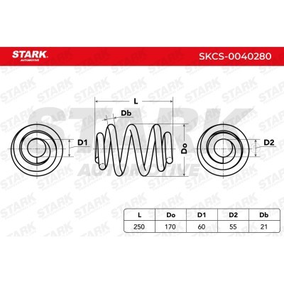 Suspension Spring Stark SKCS-0040280 SKCS-0040280 - photo 6
