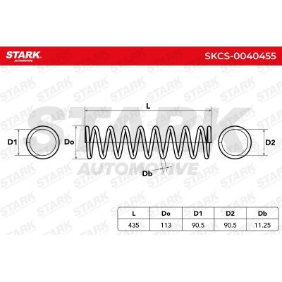 Suspension Spring Stark SKCS-0040455 SKCS-0040455 - photo 5