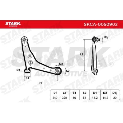 Control Arm Stark SKCA-0050902 SKCA-0050902 - photo 6