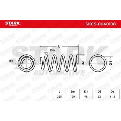 Suspension Spring Stark SKCS-0040108 SKCS-0040108 - photo 6