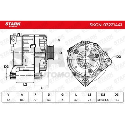 Alternator Stark SKGN-03221441 SKGN-03221441 - photo 7