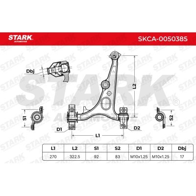 Control Arm Stark SKCA-0050385 SKCA-0050385 - photo 8