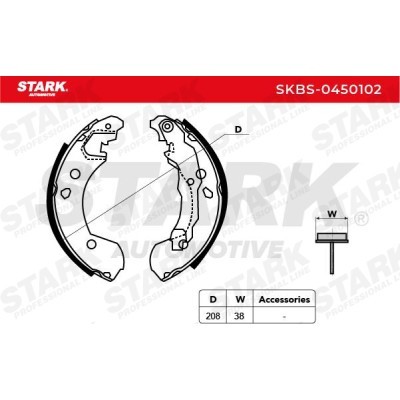 Brake Pads Set Stark SKBS-0450102 SKBS-0450102 - photo 5