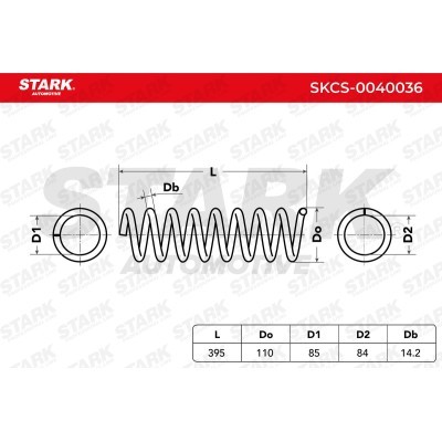 Suspension Spring Stark SKCS-0040036 SKCS-0040036 - photo 6