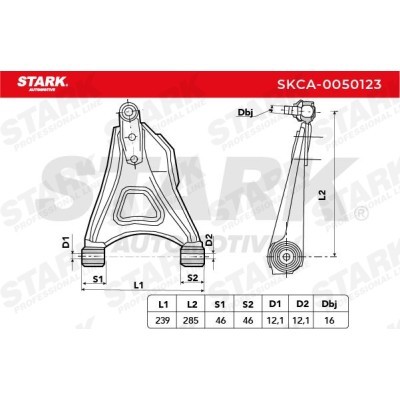 Control Arm Stark SKCA-0050123 SKCA-0050123 - photo 3