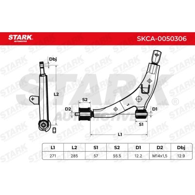 Control Arm Stark SKCA-0050306 SKCA-0050306 - photo 4