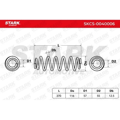 Suspension Spring Stark SKCS-0040006 SKCS-0040006 - photo 6