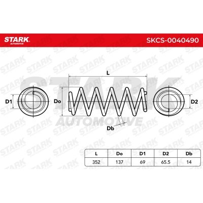 Suspension Spring Stark SKCS-0040490 SKCS-0040490 - photo 5