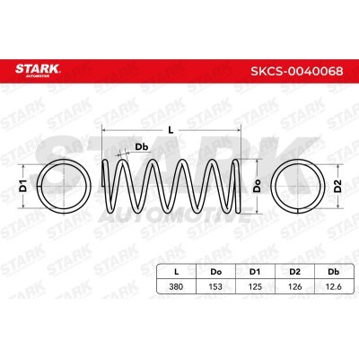 Suspension Spring Stark SKCS-0040068 SKCS-0040068 - photo 6