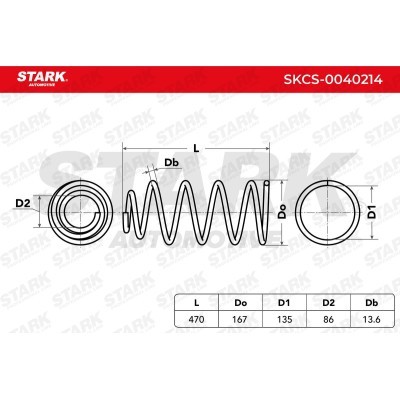 Suspension Spring Stark SKCS-0040214 SKCS-0040214 - photo 6