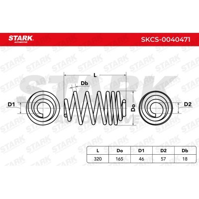Suspension Spring Stark SKCS-0040471 SKCS-0040471 - photo 5