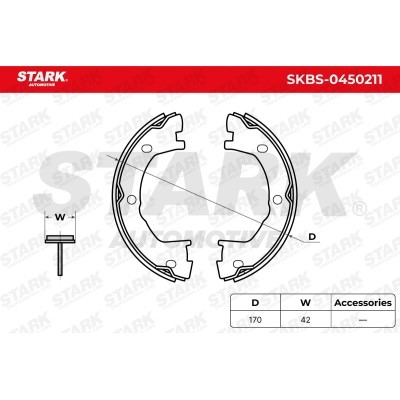 Brake Pads Set Stark SKBS-0450211 SKBS-0450211 - photo 5