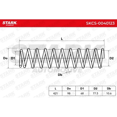 Suspension Spring Stark SKCS-0040123 SKCS-0040123 - photo 6