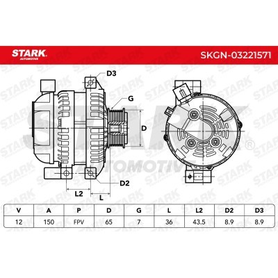 Alternator Stark SKGN-03221571 SKGN-03221571 - photo 6