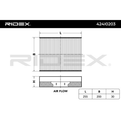 Cabin Air Filter RIDEX 424I0203 424I0203 - photo 4