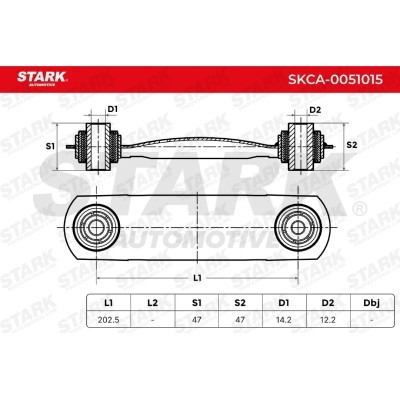 Control Arm Stark SKCA-0051015 SKCA-0051015 - photo 5