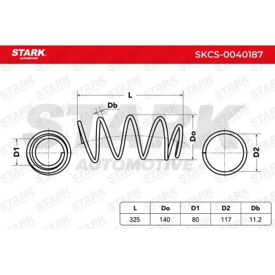 Suspension Spring Stark SKCS-0040187 SKCS-0040187 - photo 5