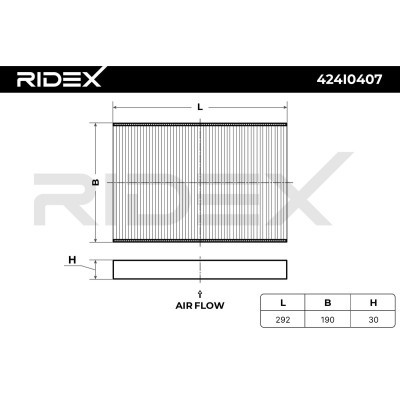 Cabin Air Filter RIDEX 424I0407 424I0407 - photo 5