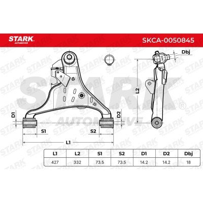 Control Arm Stark SKCA-0050845 SKCA-0050845 - photo 6