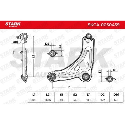 Control Arm Stark SKCA-0050459 SKCA-0050459 - photo 6