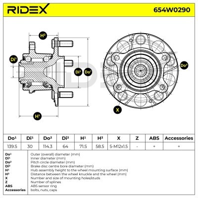 Wheel Bearing RIDEX 654W0290 654W0290 - photo 8