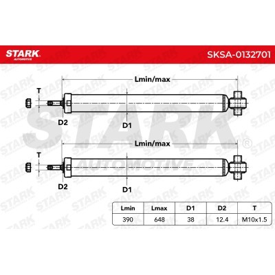 Shock Absorber Stark SKSA-0132701 SKSA-0132701 - photo 4