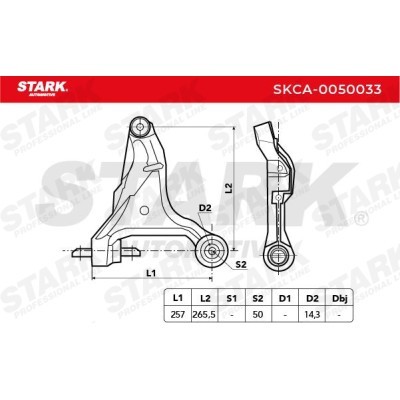 Control Arm Stark SKCA-0050033 SKCA-0050033 - photo 3