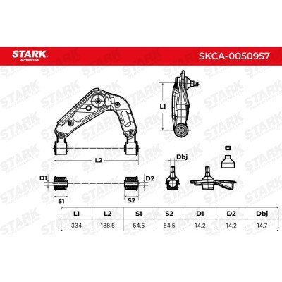 Control Arm Stark SKCA-0050957 SKCA-0050957 - photo 9