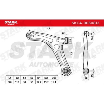 Control Arm Stark SKCA-0050812 SKCA-0050812 - photo 6