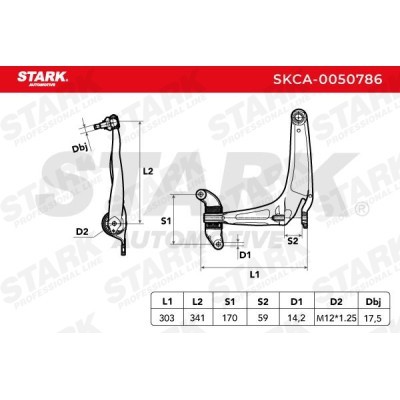 Control Arm Stark SKCA-0050786 SKCA-0050786 - photo 6
