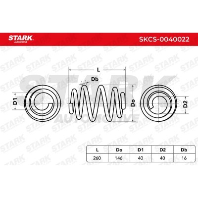 Suspension Spring Stark SKCS-0040022 SKCS-0040022 - photo 6