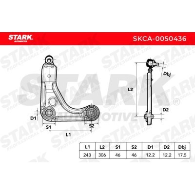 Control Arm Stark SKCA-0050436 SKCA-0050436 - photo 5
