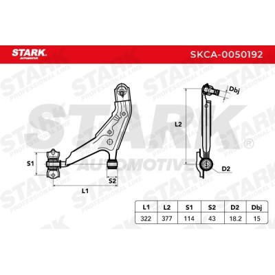 Control Arm Stark SKCA-0050192 SKCA-0050192 - photo 3